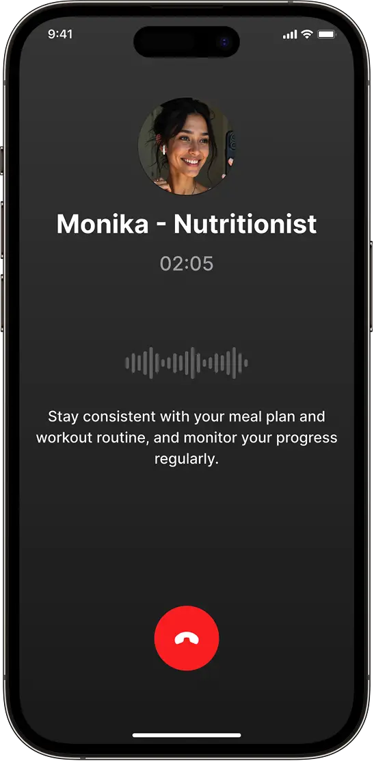 AI-powered voice food logging